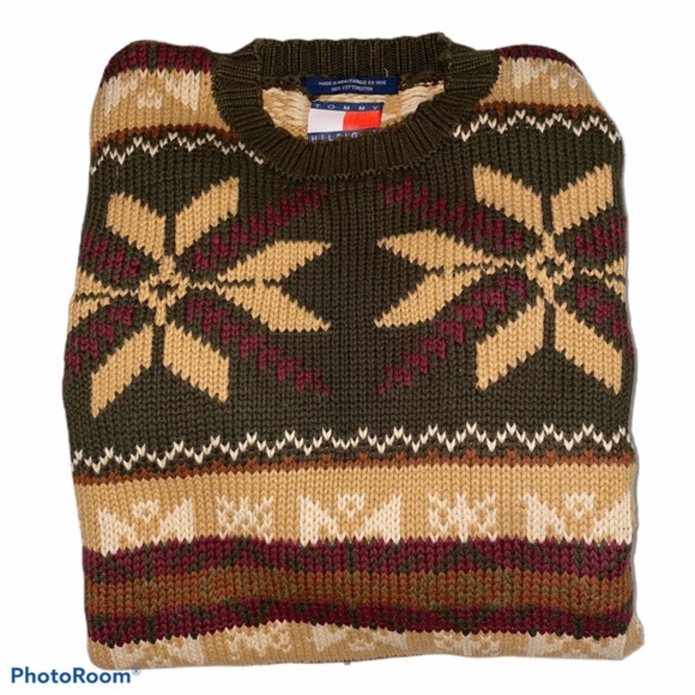 Vintage Tommy‎ Hilfiger Oversized Sweater Large